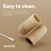 King Wood 50ct wood tips, 12.7mm organitips nicetips, midnightsmoking propertips and riptips premium collection