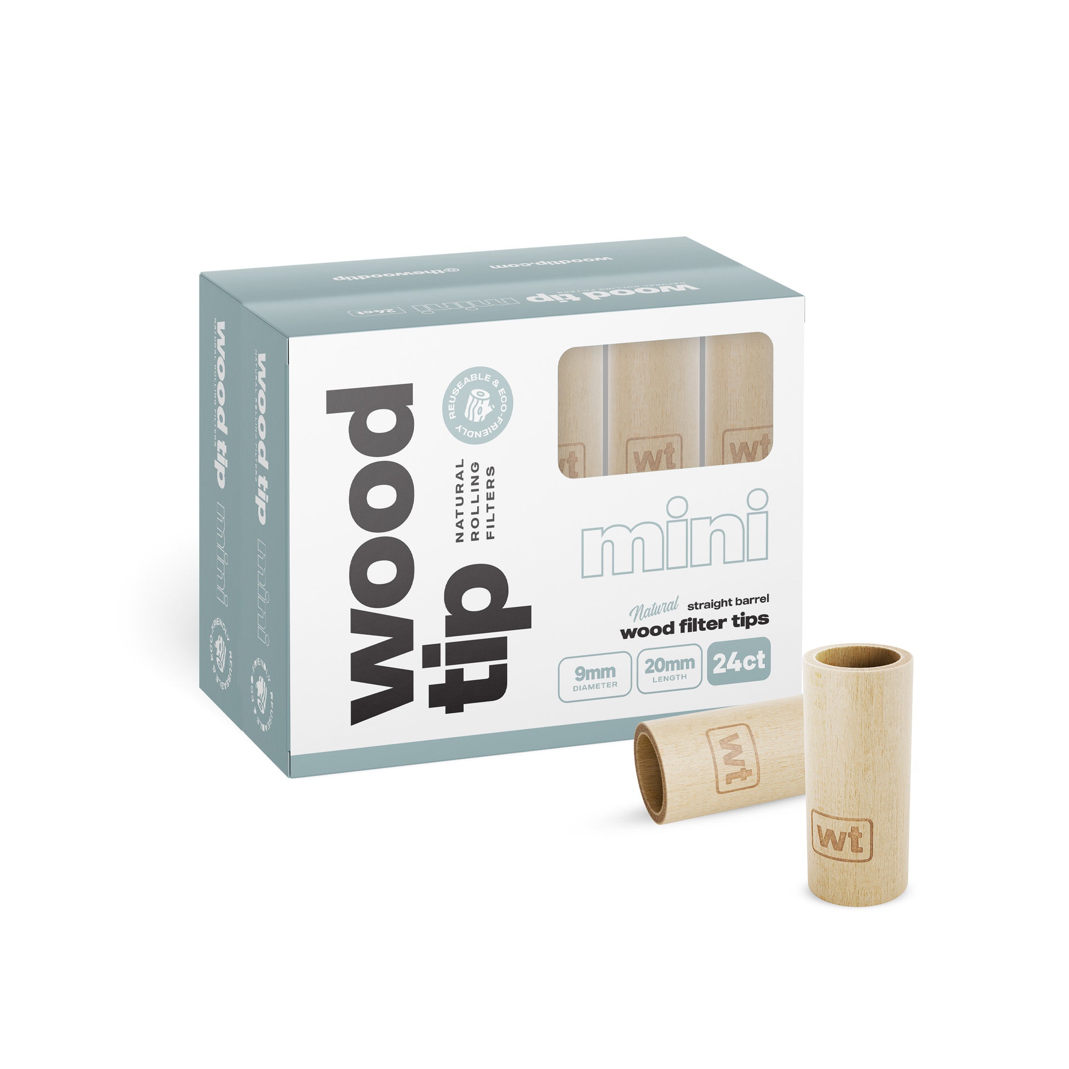 9mm Mini Wood Tips - 24ct